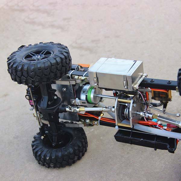 enginediy RC Car 1/10 Scale RC Car Kits Set with Toyan Petrol Engine and 4 Channel Remote Controller