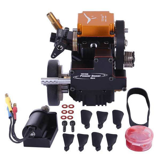 4 Stroke RC Engine Four Stroke Petrol Toyan Engine FS-S100G for RC Car Boat Plane - Gift Collection for Adult