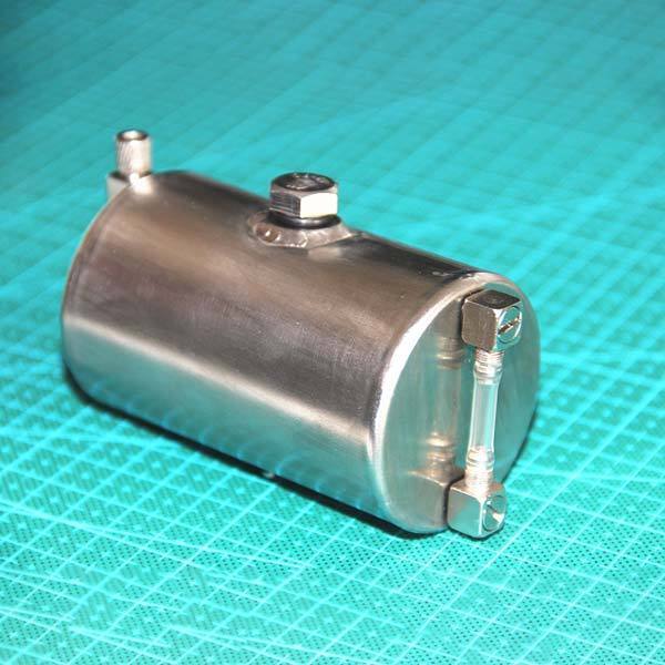 enginediy RC Engine 185ML Metal Fuel Tank for Methanol Gasoline Engine RC Engine