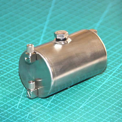 enginediy RC Engine 185ML Metal Fuel Tank for Methanol Gasoline Engine RC Engine