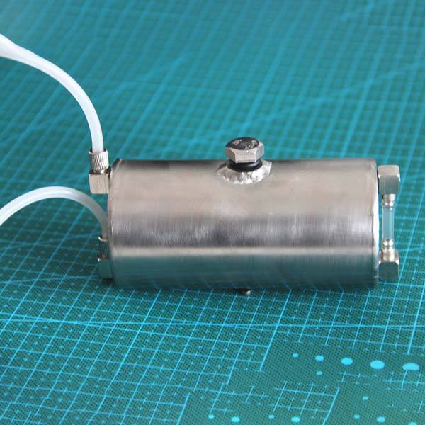 enginediy RC Engine 185ML Metal Fuel Tank for Methanol Gasoline Engine RC Engine