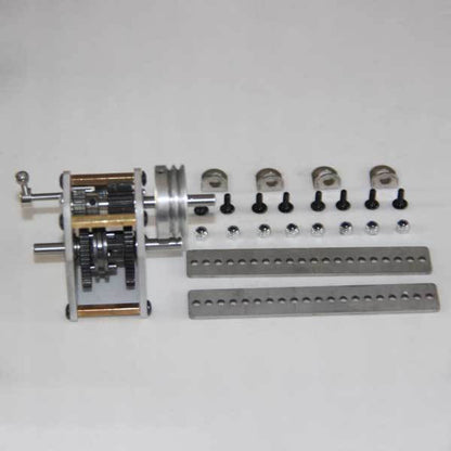 enginediy Gearbox with Wheel + Rack + Screw Modify Kit for Toyan Engine 1:10 Scale RC Car Engine