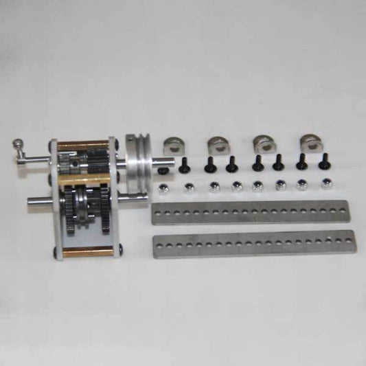 enginediy Gearbox with Wheel + Rack + Screw Modify Kit for Toyan Engine 1:10 Scale RC Car Engine