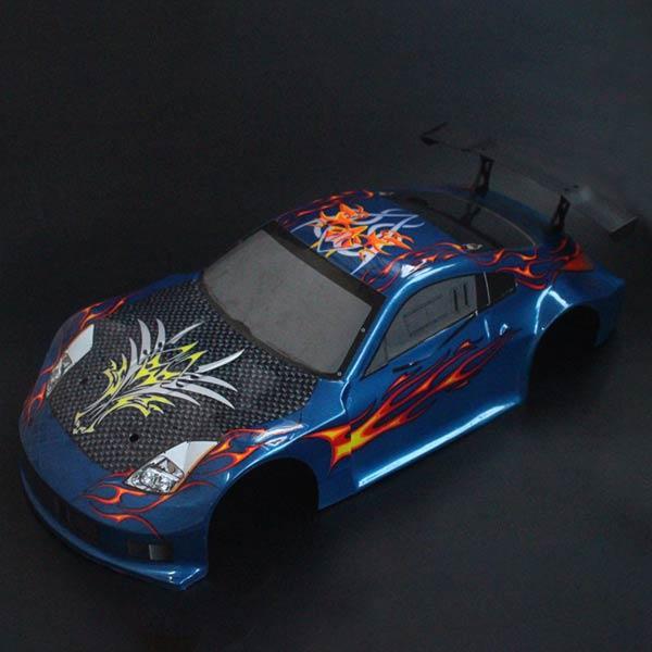 enginediy Color 2 RC Car Shell Modify Kit for Toyan 4 Stroke RC Engine - Compatible with 1/10 RC Car Frame Kit