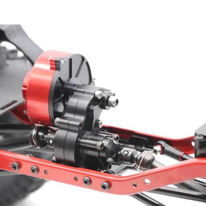 enginediy Sealed Transmission Gear Box RC Modify Kit for 1/10 SCX10 RC Car Truck