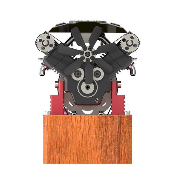 Toyan Engine V4 4 Stroke RC Engine 9600RPM Four Cylinder Methanol IC Engine FS-V400A