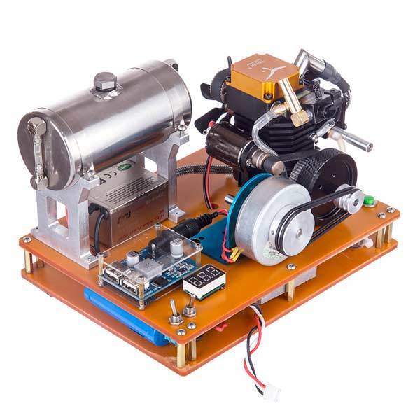 enginediy RC Engine Toyan FS-S100G 4 Stroke Gasoline Engine 12V DIY Electric Generator Science Toy - Enginediy